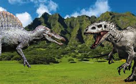Spinosaurus vs indominus rex - It's the battle of the mutated dinos, who would win? The Ingen Spinosaurus or the failed concept Indominus Rex?BUY DINOSAUR T-SHIRTS: http://www.viralkiller.... 